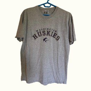 Vintage Washington huskies uw grey t shirt